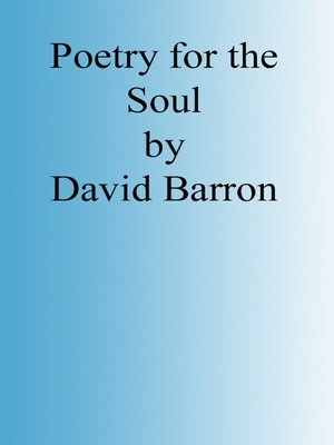 cover image of Poetry for the Soul